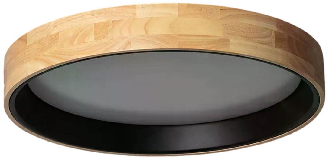 Plafon Nature ABR-PLODV-C-30WW-CCT LED 31W 2700-6500K drewniany czarny