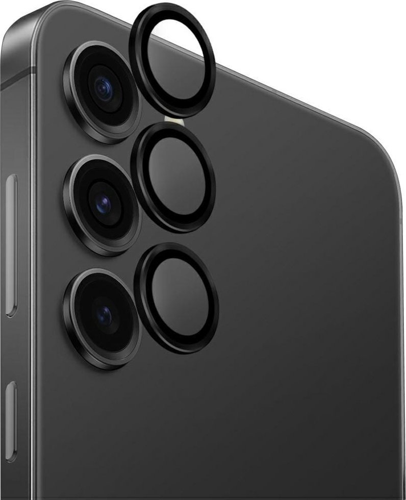 UNIQ Optix Aluminum Camera Lens for Samsung Galaxy S25 Black