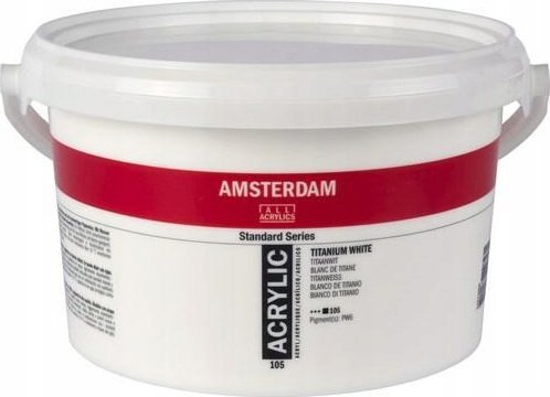 Artequipment Amsterdam Standard Series Acrylic Bucket Titanium White 105