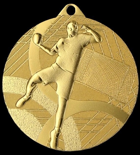 Victoria Sport Medal złoty- piłka ręczna - medal stalowy