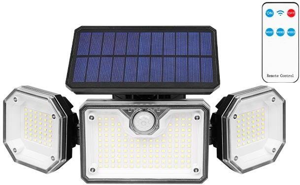NAŚWIETLACZ LED 226 SMD SOLARNY + PIR 9619