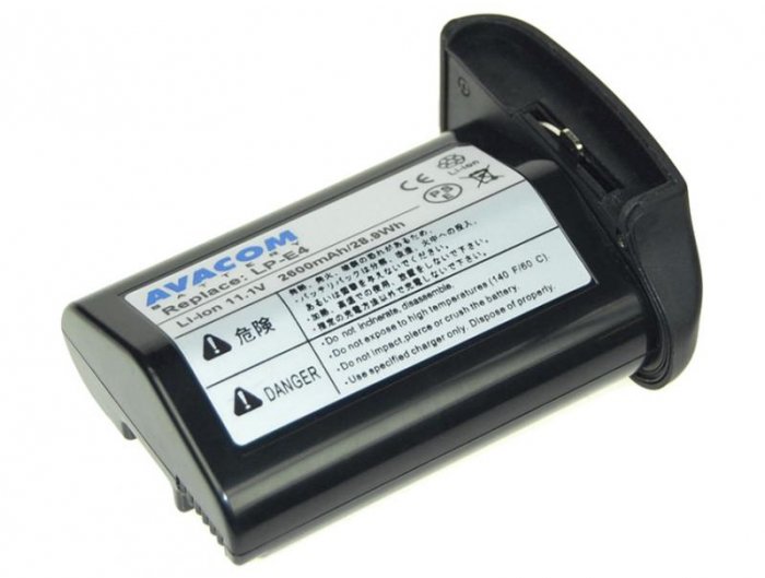 Akumulator Avacom LP-E4 Li-ion 11.1V 2600mAh 28.9Wh czarny (8591849042662)