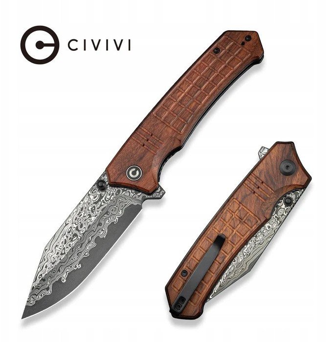 Nóż CIVIVI Tacticorix Damast Guibourtia C23055-DS1