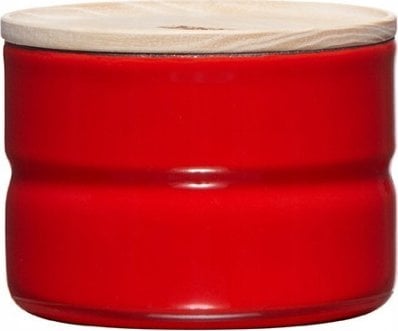 Riess RIESS - Pojemnik kuchenny z drewnianą pokrywą 0,2l Fresh Tomato