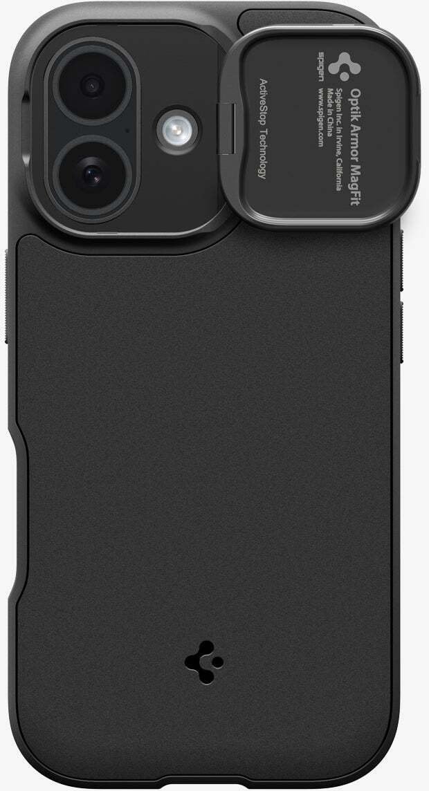 Spigen Etui Optik Armor Mag MagSafe do iPhone 17 czarny