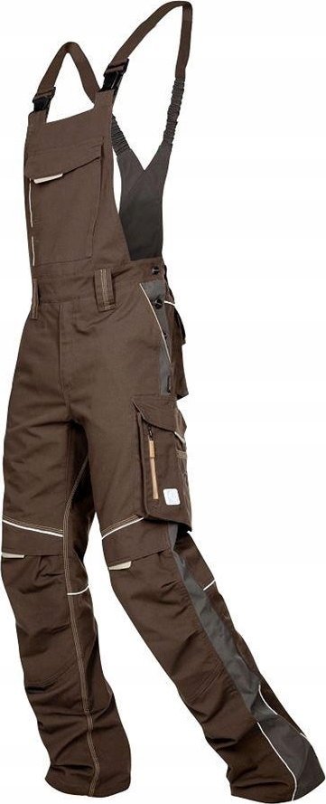 Ardon ARDON URBAN+ - Spodnie ogrodniczki ARDONURBAN+ khaki skrócone - brązowy H6460 L