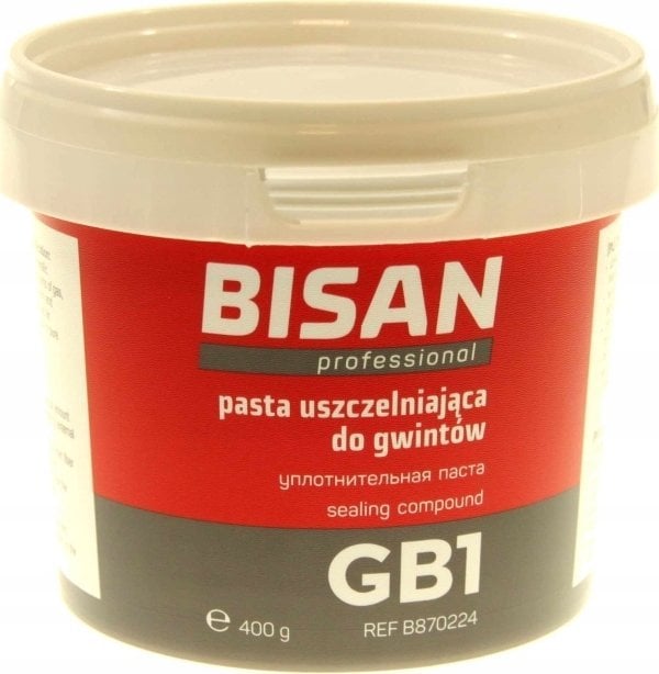 Bisan PASTA DO GWINTÓW GB1 400G (PUSZKA) woda/ gaz [12]