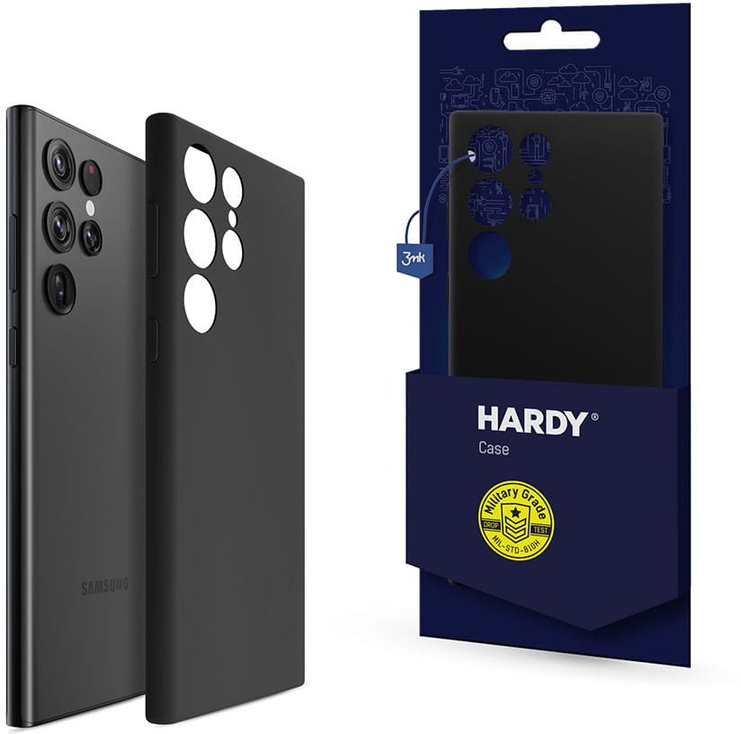 3MK 3mk ochranný kryt Hardy Silicone MagCase pro Samsung Galaxy S24 Ultra (SM-S928) black