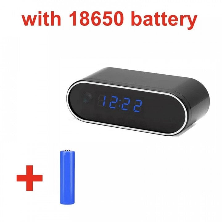 Ukryta kamera szpiegowska Mini kamera WiFi HD1080P Zegar Noktowizor Detekcja ruchu Kamera monitorująca bezpieczeństwo