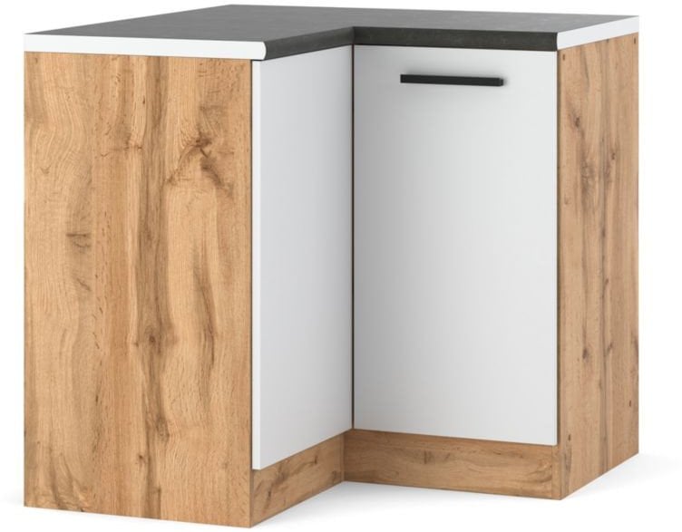 Szafka Kuchenna Stojąca Narożna Z Blatem 90cm Blande Wotan San Sebastian