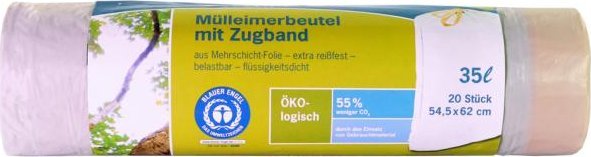 Secolan Worki na odpady domowe 35L 20szt. (02022450)