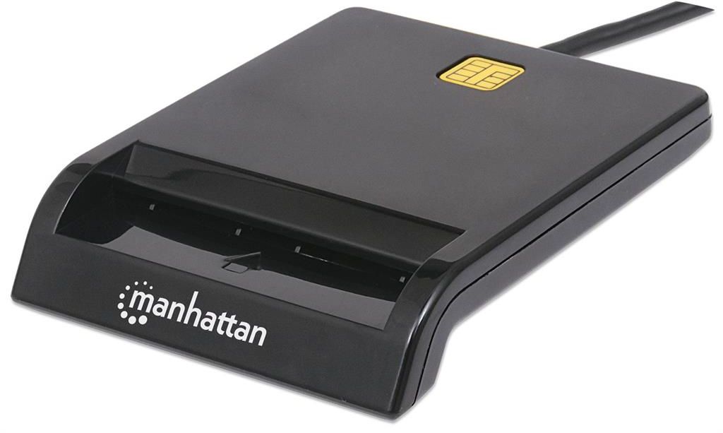 Manhattan Czytnik Kart Inteligentnych Smart Card na USB (102049)