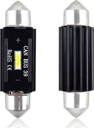 AMiO LED CANBUS 1 SMD UltraBright 1860 Festoon 39mm White 12V/24V