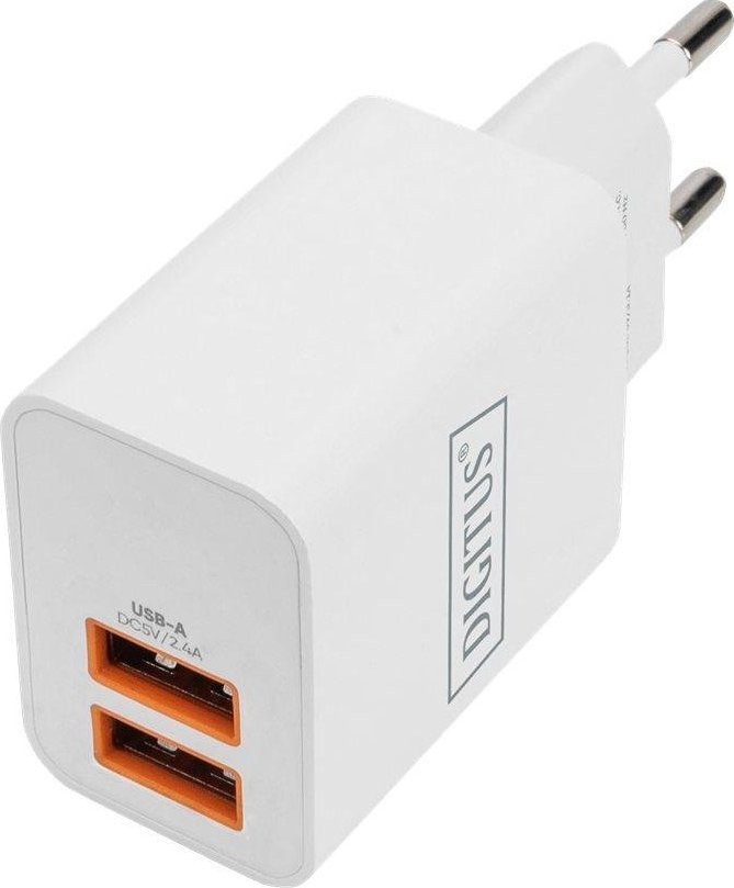 Ładowarka Digitus USB CHARGER 2X USB-A 15W USB CHARGER 2X USB-A 15W