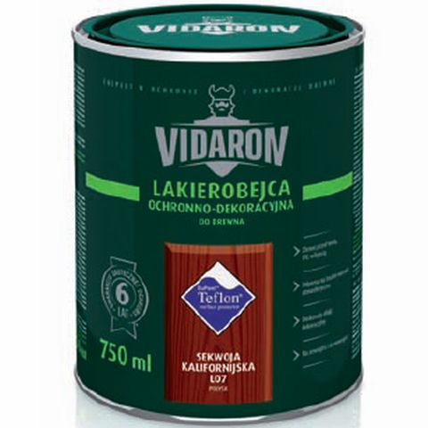 VIDARON Lakierobejca ochronno-dekoracyjna palisander indyjski 2,5L