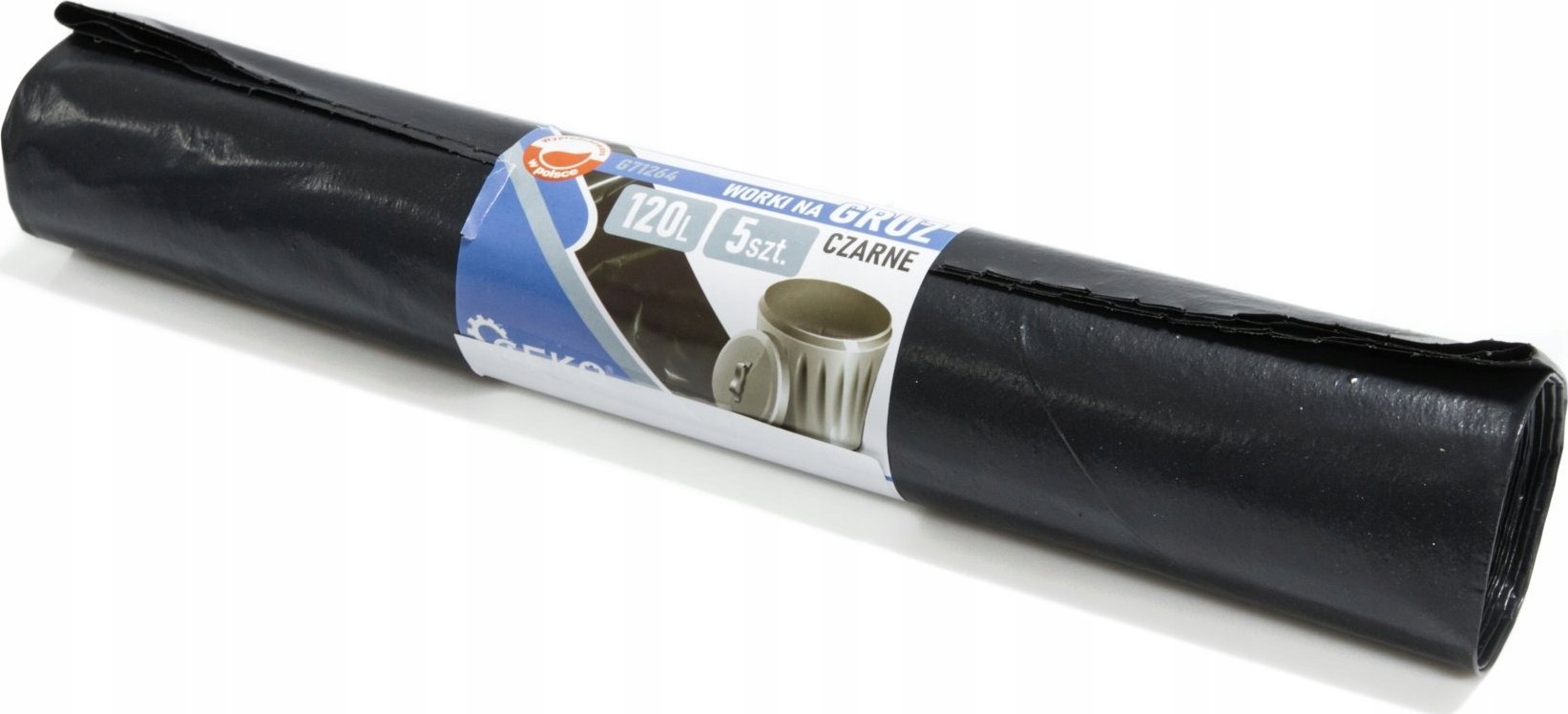 Geko Worki na śmieci GRUZ 120L (rolka 5szt) - czarne (20)