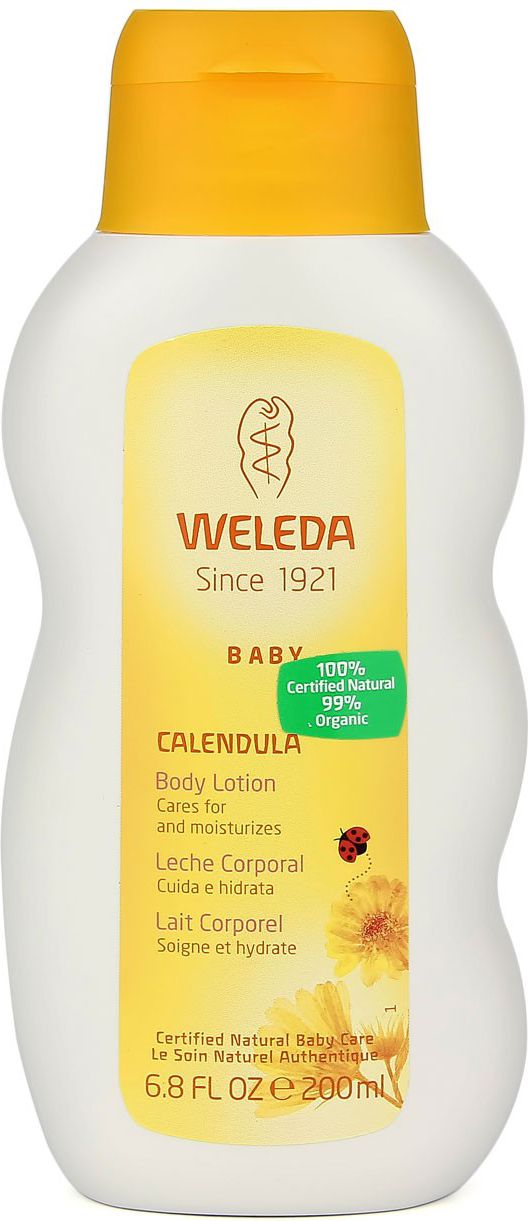 Weleda Calendula Baby Body Lotion emulsja do ciała dla niemowląt i dzieci z nagietkiem lekarskim 200ml