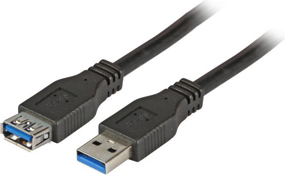 Kabel USB EFB USB-A - USB-A 3 m Czarny (K5237.3)