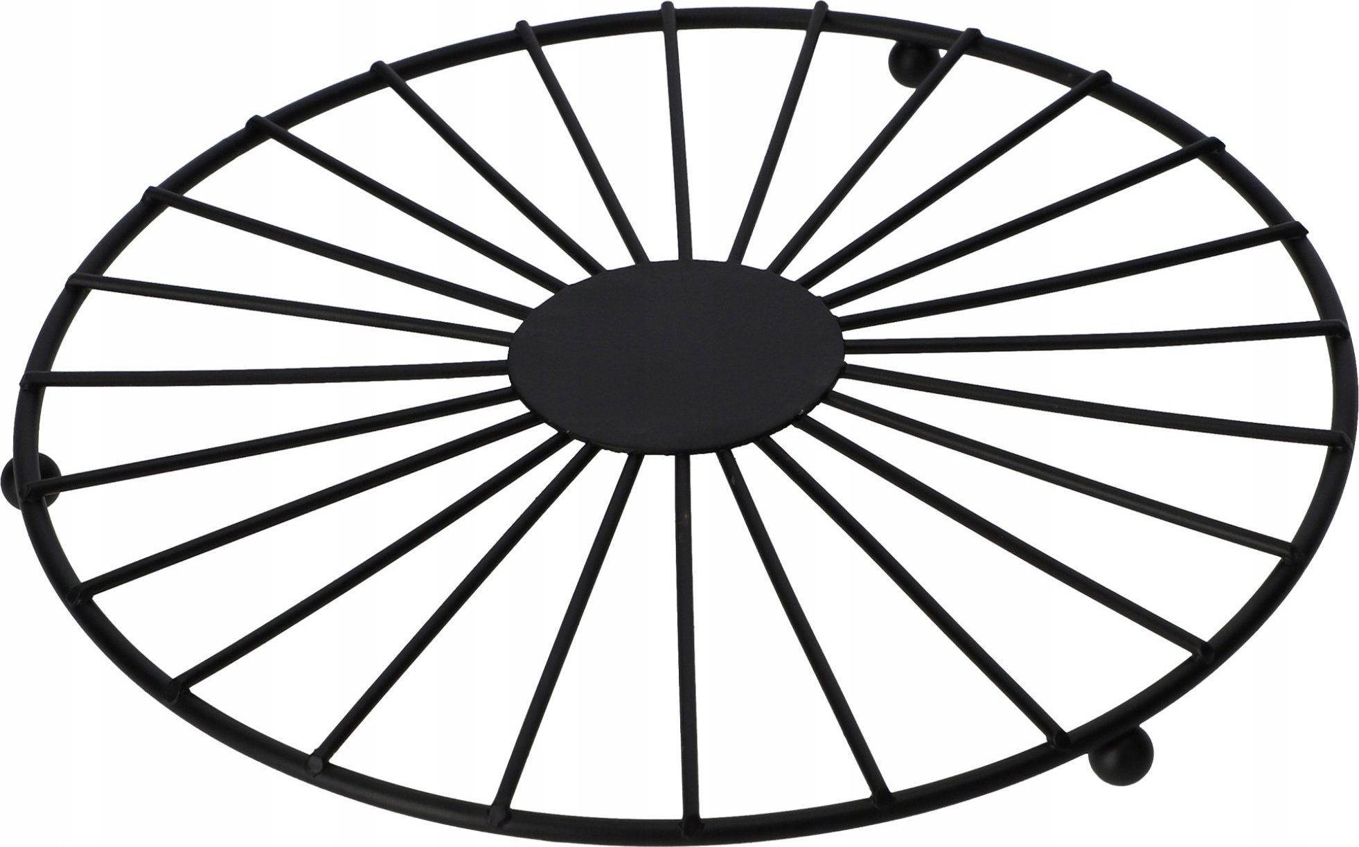 Kadax Podstawka Metalowa Na Stół Pod Naczynia Czarna