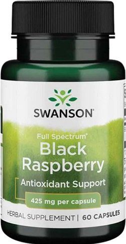 Swanson Swanson - Ekstrakt z Czarnej Maliny, 425mg, 60 kapsułek