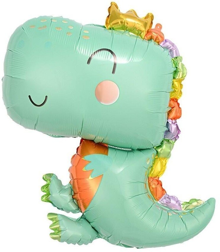 Balon foliowy Dino niebieski 47x64cm