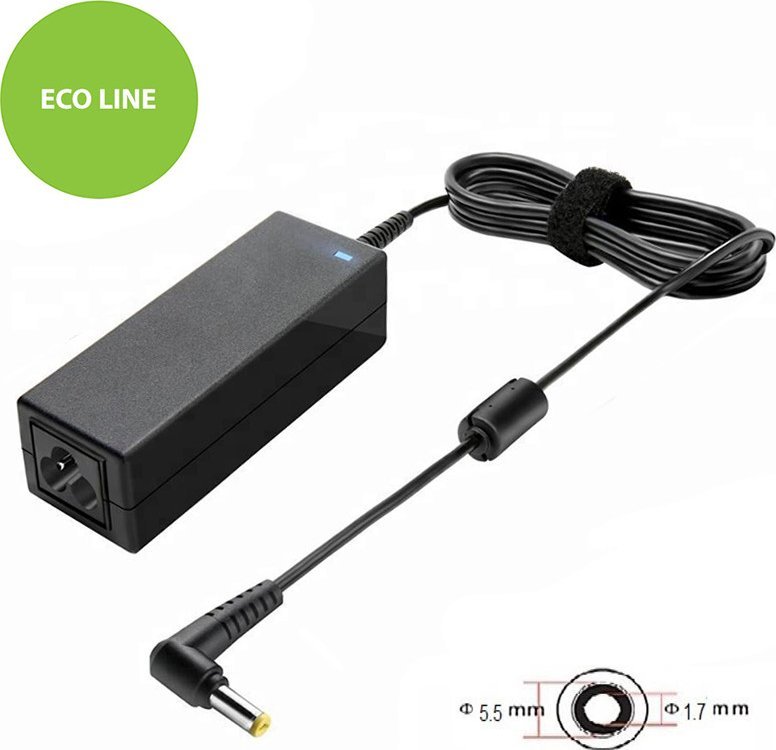 Zasilacz do laptopa Extra Digital Nešiojamo kompiuterio įkroviklis ACER 45W: 19V, 2.37A