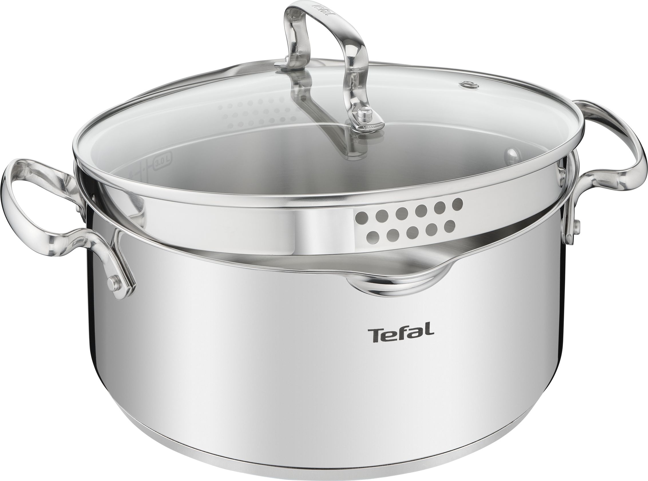 Tefal Garnek Duetto+ 18 cm srebrny
