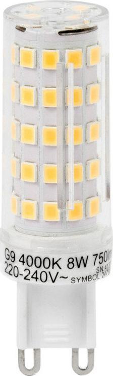 Ledline Light Bulb|LED LINE|Power consumption 8 Watts|Luminous flux 750 Lumen|4000 K|220-240 AC|Beam angle 270 degrees|247910