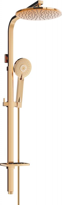 Zestaw prysznicowy Mexen Mexen Q40 kolumna prysznicowa różowe złoto - 798404095-60