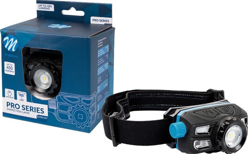 M-Tech Lampa czołowa warsztatowa 450lm z czujnikiem ruchu i potencjometrem ILPRO107