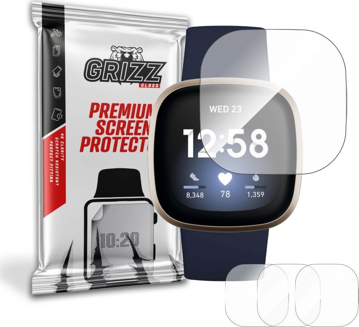 GrizzGlass Folia hydrożelowa Grizz FITBIT Versa 3