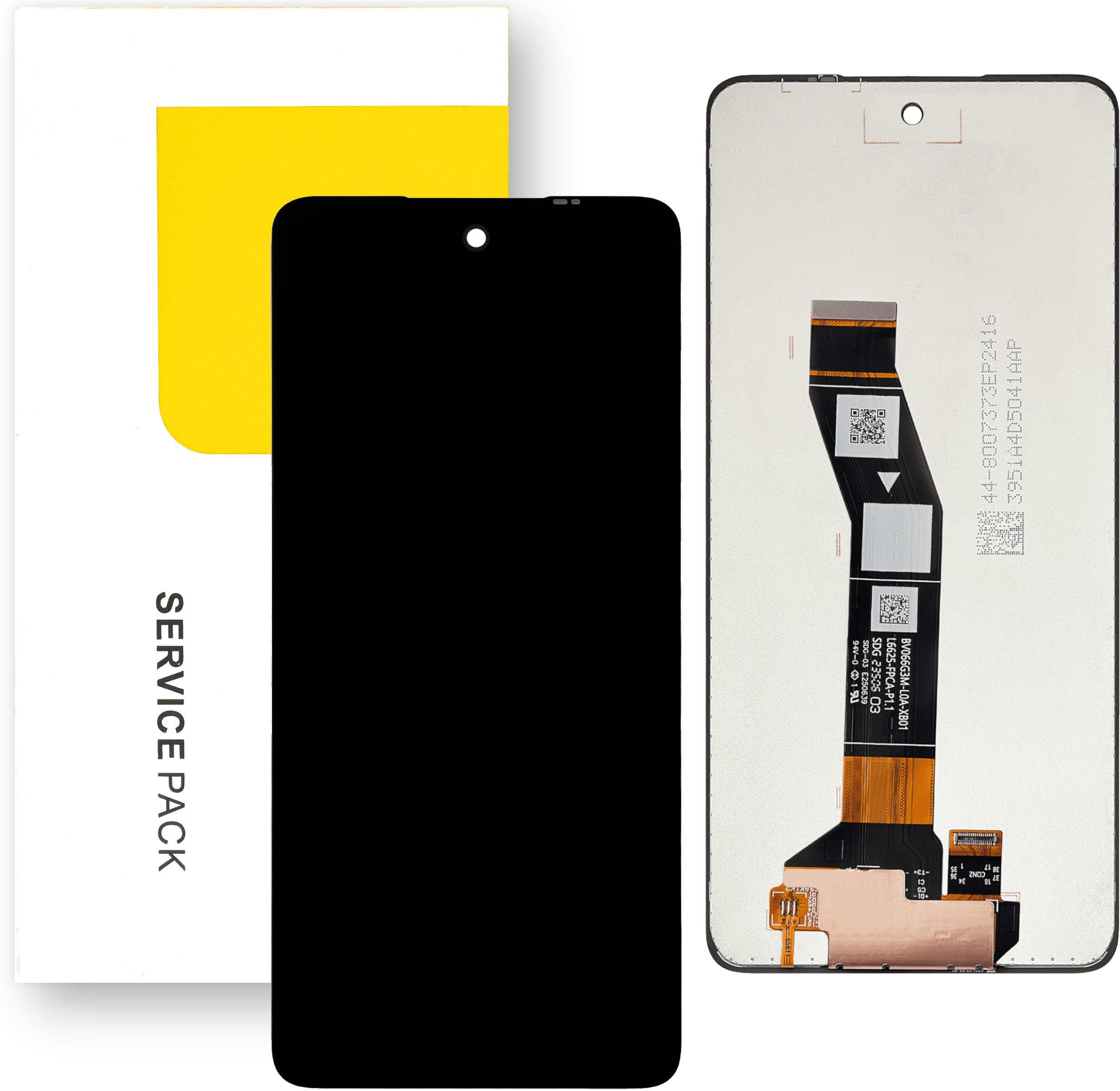 Wyświetlacz do Motorola Moto E14 Service Pack LCD Ekran Oryginał Mobilepart