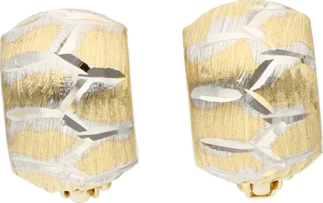 Rosanto Złote kolczyki z rodowaniem na angielskim 585 14k