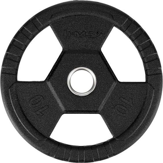 HMS Toh10 Czarny Talerz Olimpijski Ogumowany 10 Kg Hms