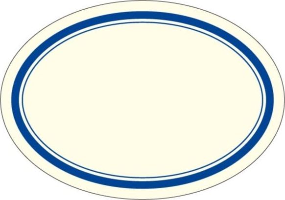 Rossi Naklejki dekoracyjne ETK 049 Niebieskie 4szt ROSSI