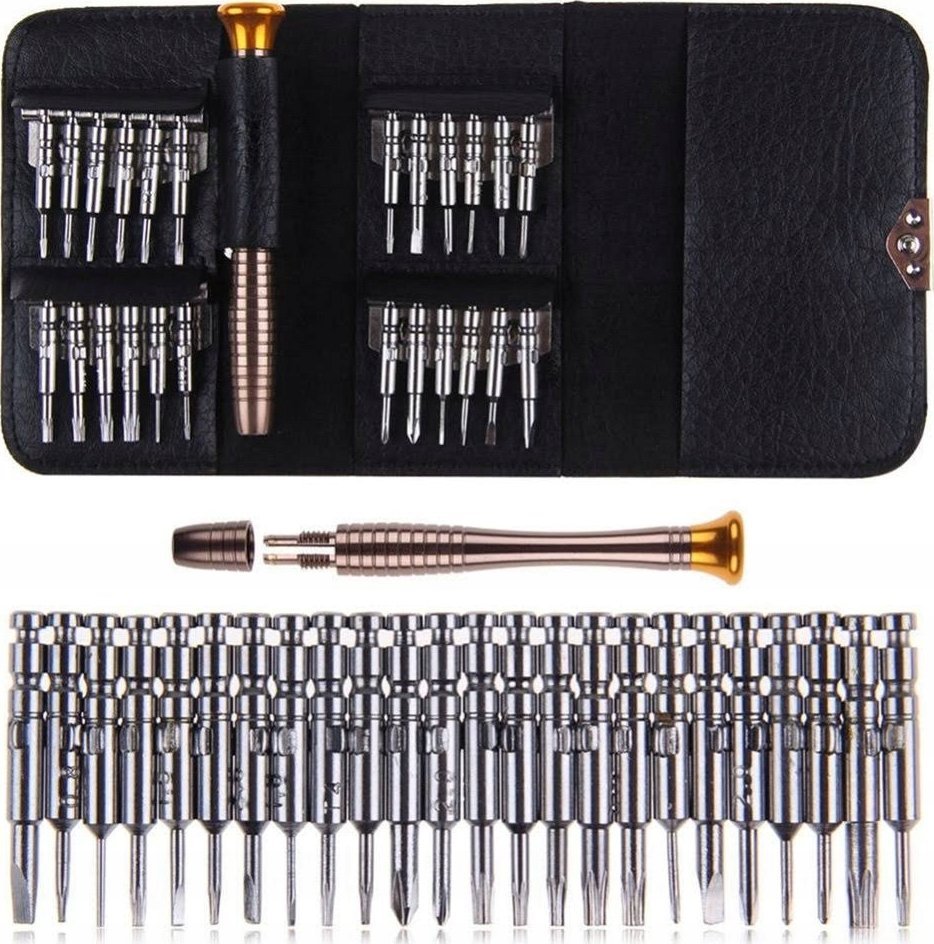 Rosfix ZESTAW NARZĘDZI PRECYZYJNYCH WKRĘTAKÓW ŚRUBOKRĘTÓW TORX ŚRUBOKRĘT ETUI 25W1