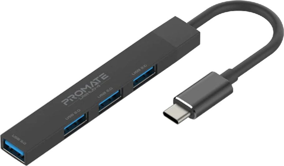 PROMATE LiteHub-4 USB-C Hub 3x USB 2.0 / 1x USB 3.0