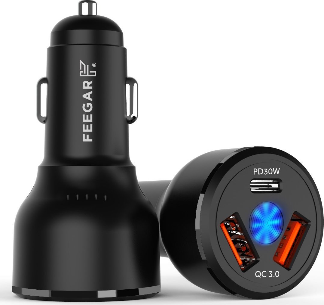 Ładowarka Feegar Rush Jednoczęściowa 2x USB-A 1x USB-C 9 A (FeegarRush)