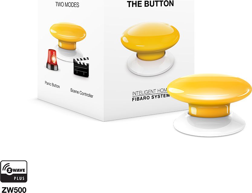 Fibaro The Button żółty (FGPB-101-4)
