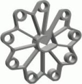 UN PODKŁADKA PLASTIKOWA PUNKTOWA PADIX 40/4-12 RING