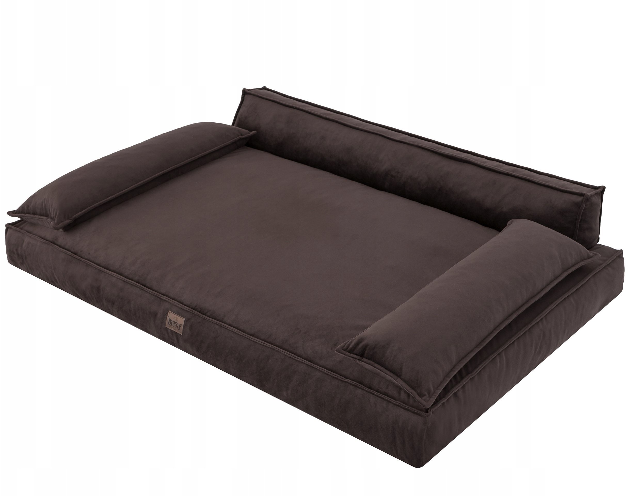 DOGGY LEGOWISKO CHAMPION brązowy VELVET