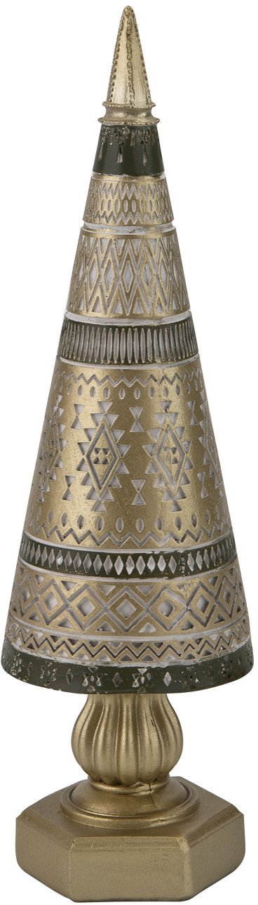 Figurka świąteczna Choinka złota duża 30 cm