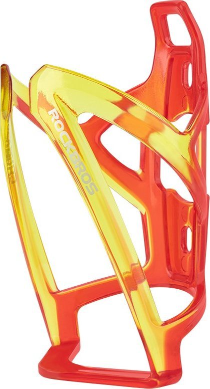 Uchwyt rowerowy na bidon butelkę - czerwono-żółty ROCKBROS
