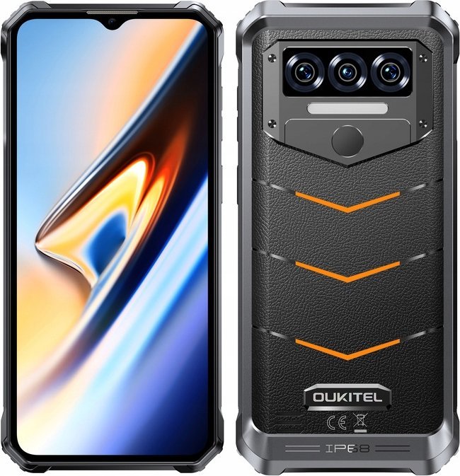 Smartfon Oukitel WP38 6/256GB Czarno-pomarańczowy (WP38-OE/OL)