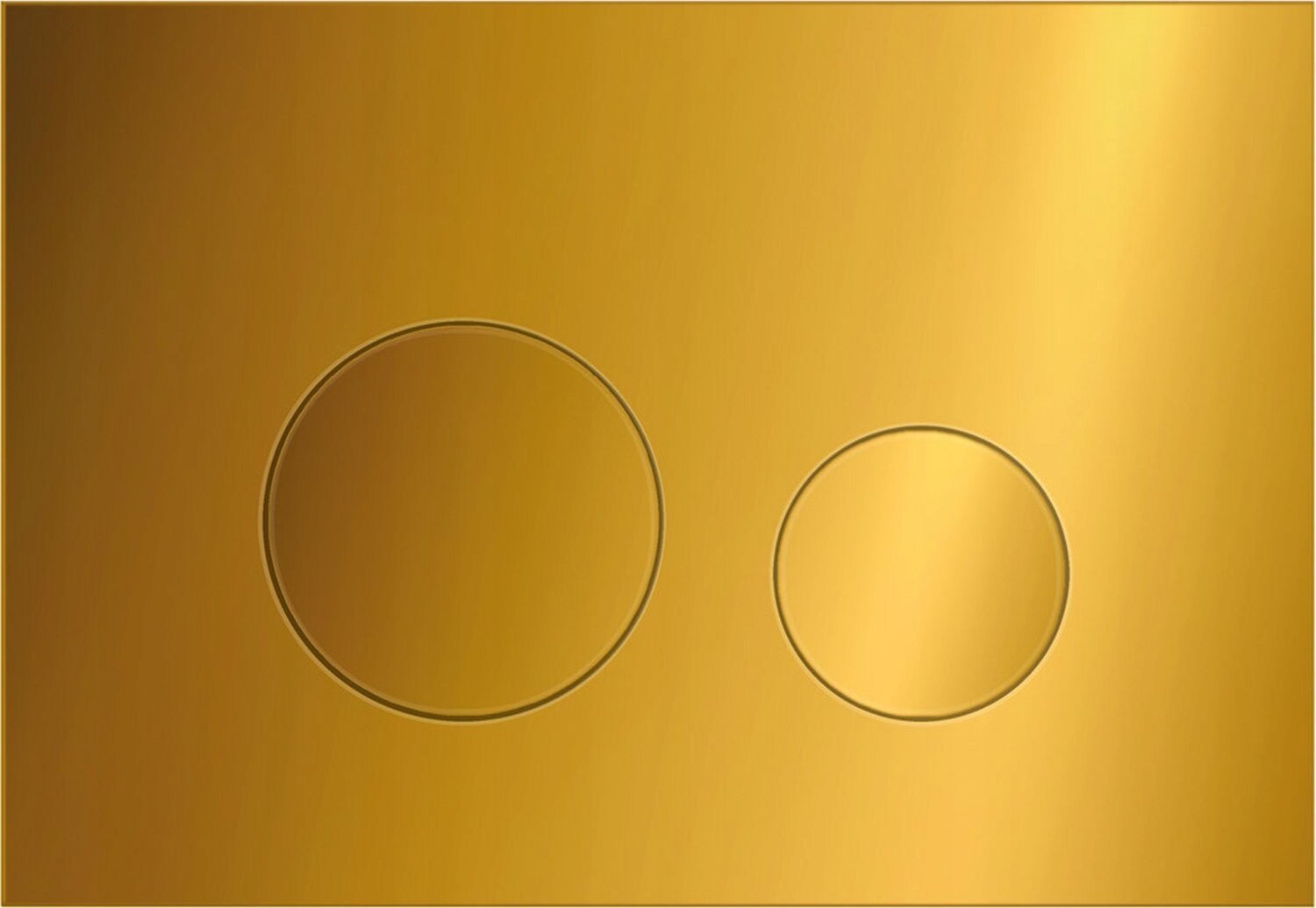 Przycisk spłukujący KK-Pol Przycisk M11 złoty połysk