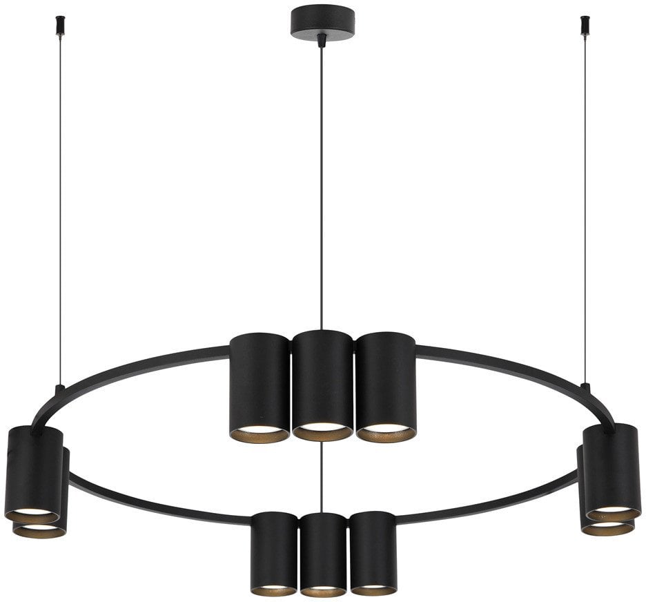 PENDANT LIGHT PORI 10XGU10 ML0373 BLACK