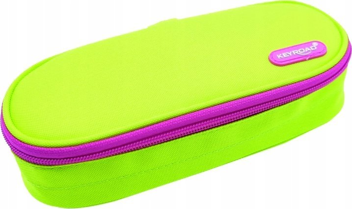 Piórnik Keyroad Piórnik owalny KEYROAD, bez wyposażenia, 22x9x5,5 cm, mix kolorów