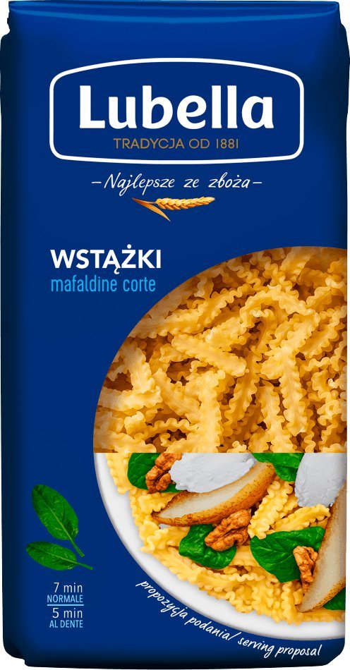 Lubella Lubella Mafaldine Corte Makaron Wstążki cięte 400 g