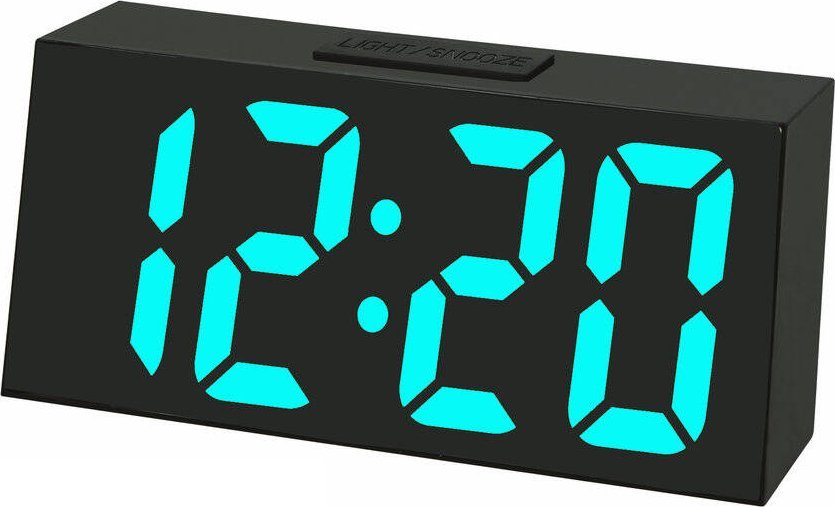 Zegarek JVD Zegar budzik LED JVD SB3628.4 z termometrem