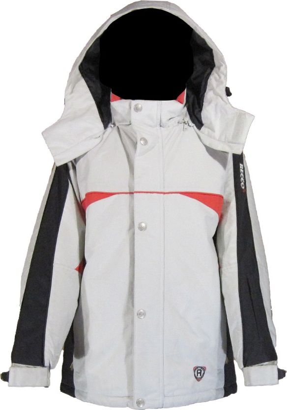 AST Kurtka zimowa AST 1AAB Juniorska : Kolor - Szary, Rozmiary dziecięce - 152